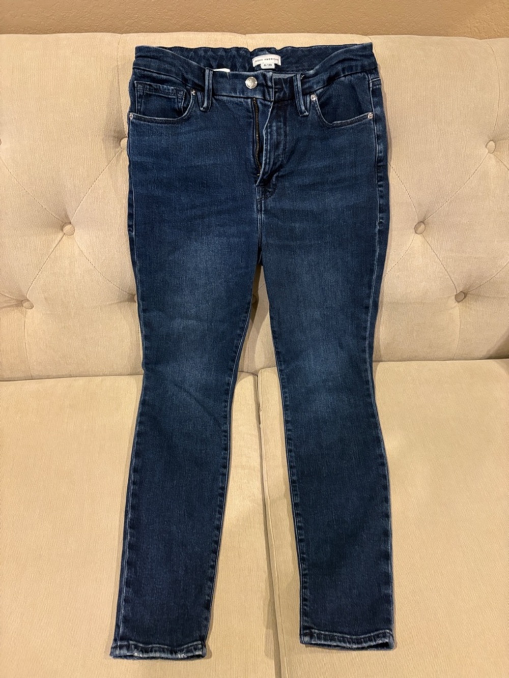Good American Dark Blue Skinny Jeans